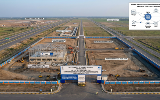 Centre notifies 66-hectare Tata Semiconductor SEZ in Dholera Smart City 15-Apr-2026